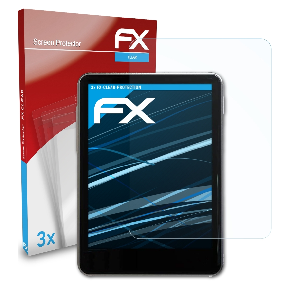 Pro) FX-Clear HiBy 3x Displayschutz(für R3 ATFOLIX