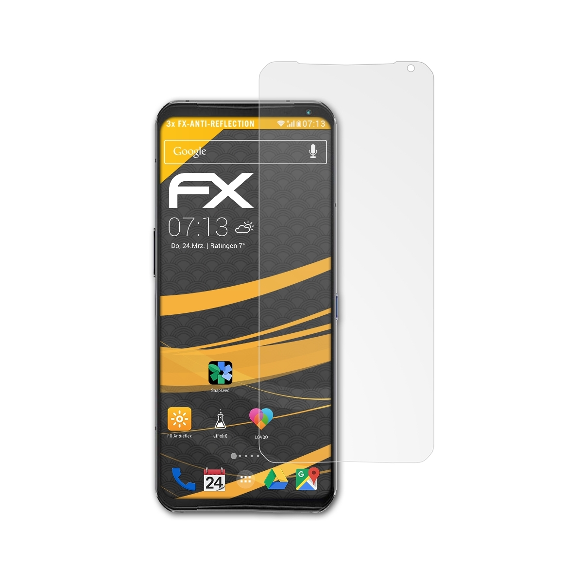 FX-Antireflex Displayschutz(für Legion ATFOLIX Lenovo Y90) 3x