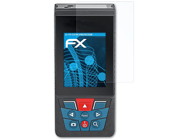 ATFOLIX 2x FX-Clear Displayschutz(für Bosch GLM 120 C)