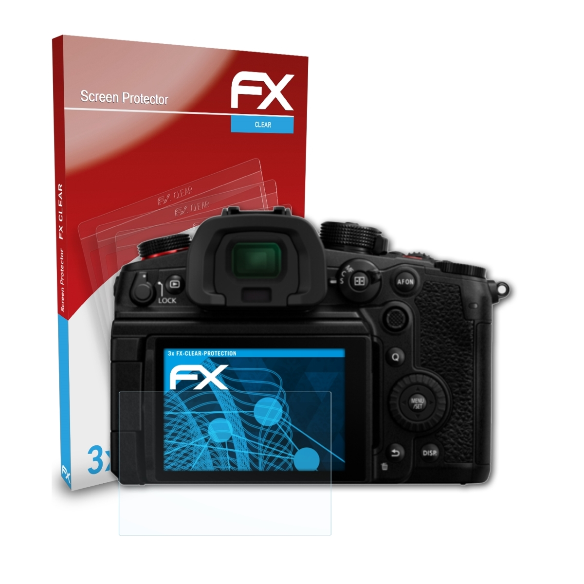 ATFOLIX 3x FX-Clear Displayschutz(für Lumix Panasonic GH6)