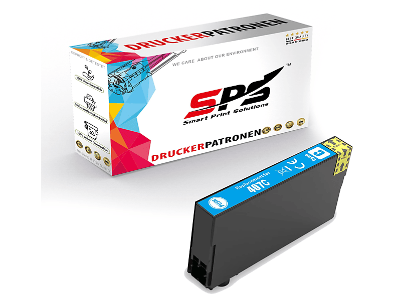 WorkForce SPS 4745 407 Tintenpatrone (C13T07U240 Cyan WF / S-15897 DTWF) Pro