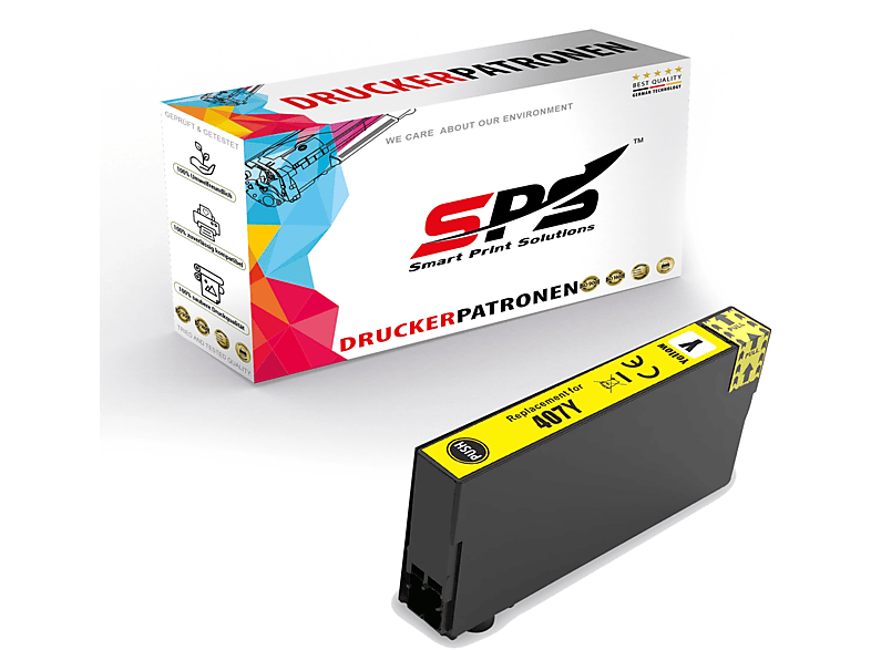 SPS Tintenpatrone (C13T07U440 407 Gelb S-15899 Pro WF / WorkForce DTWF) 4745