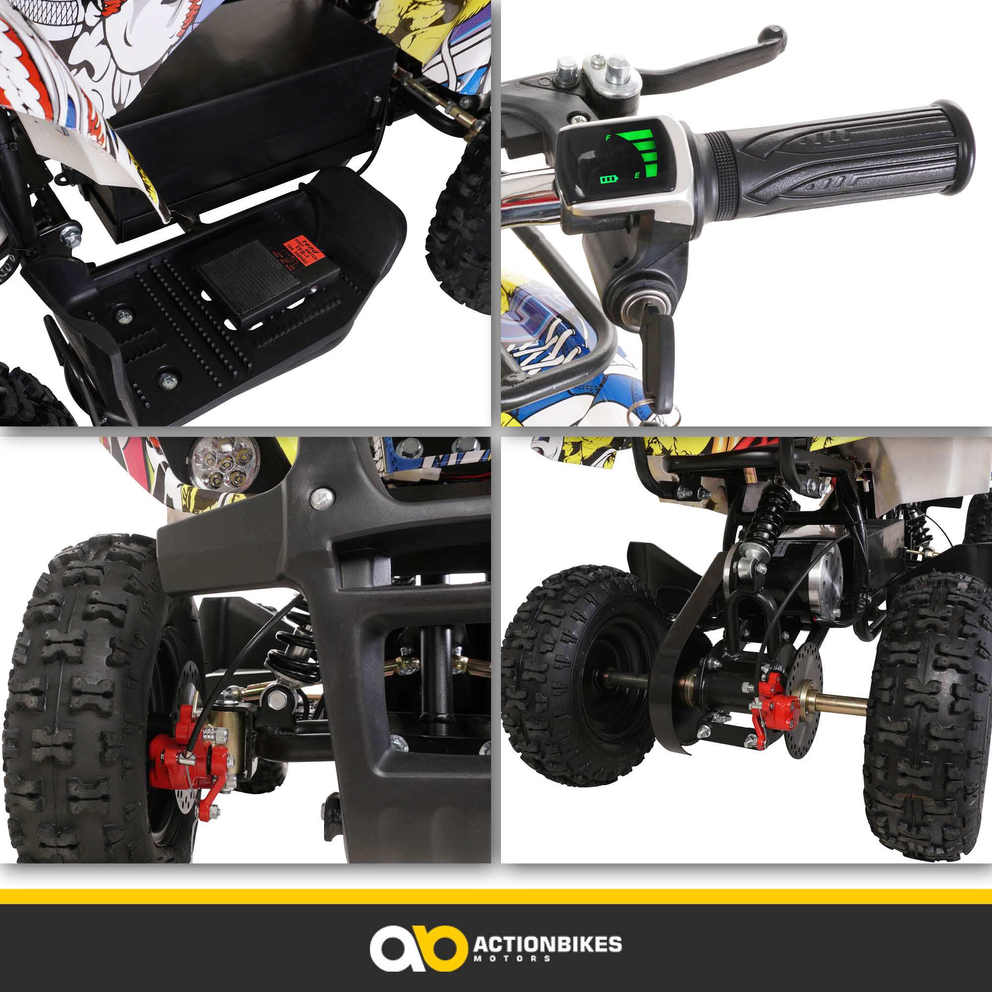 Elektroquad ATV MOTORS Torino Grün ACTIONBIKES