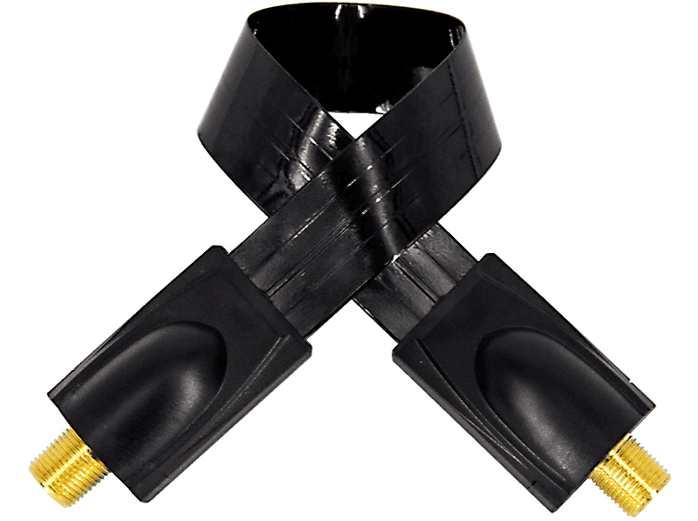 DeleyCON SAT Fensterdurchführung - Flache Kabeldurchführung Ohne Bohren 26cm