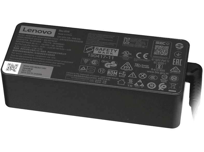 Original Netzteil LENOVO USB-C 4X20M26278 65 Watt