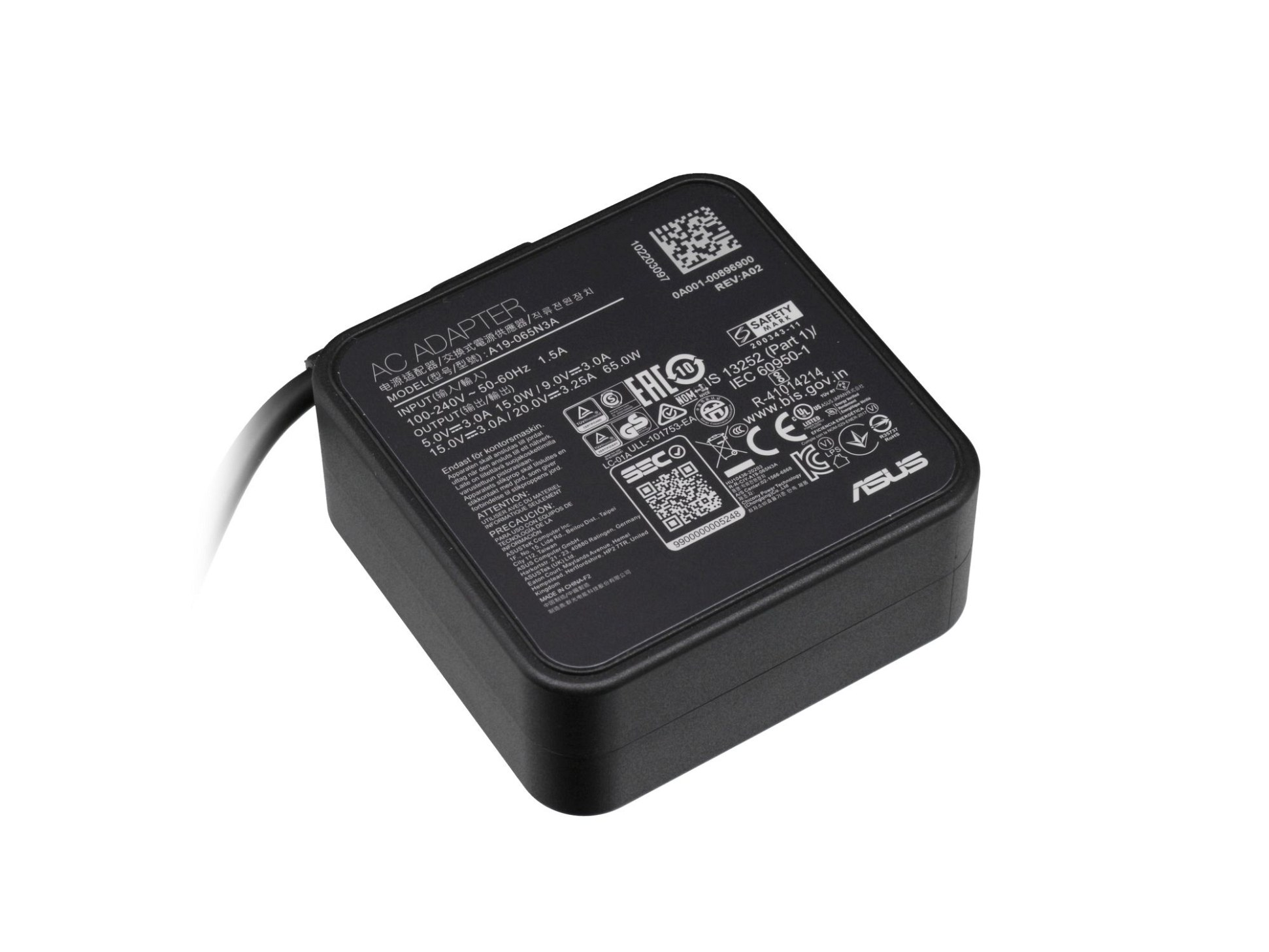 USB-C Netzteil 90XB04EN-MPW0M0 Watt ASUS 65 Original