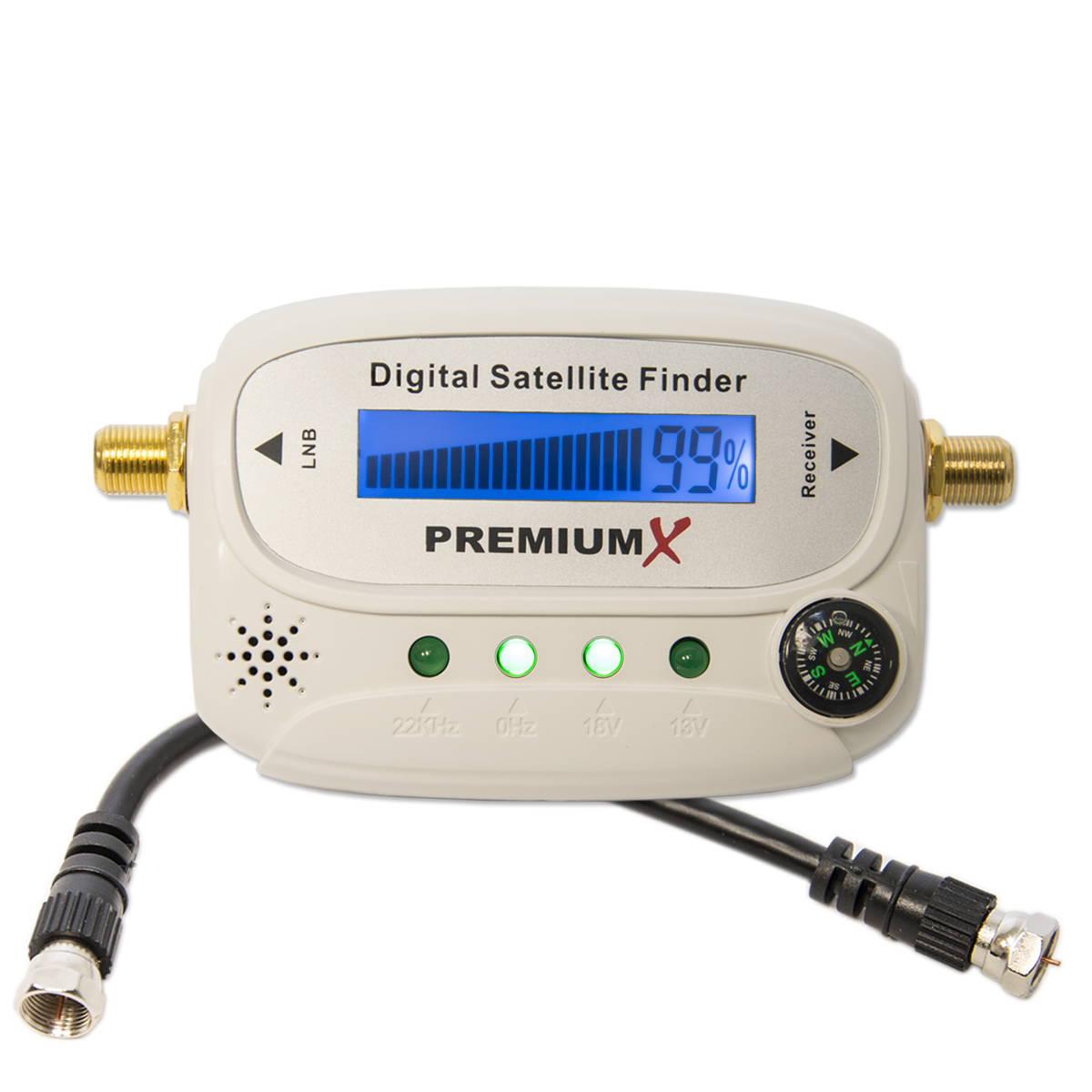 Finder LCD Finder Digital PREMIUMX 4K FullHD Anzeige Sat Satelliten Satellitenfinder PXF-20
