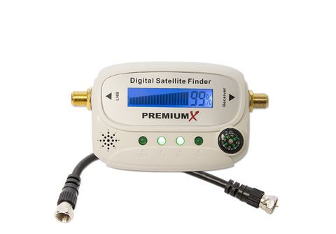 PREMIUMX PXF-20 Digital Sat Finder LCD Anzeige Satelliten Finder