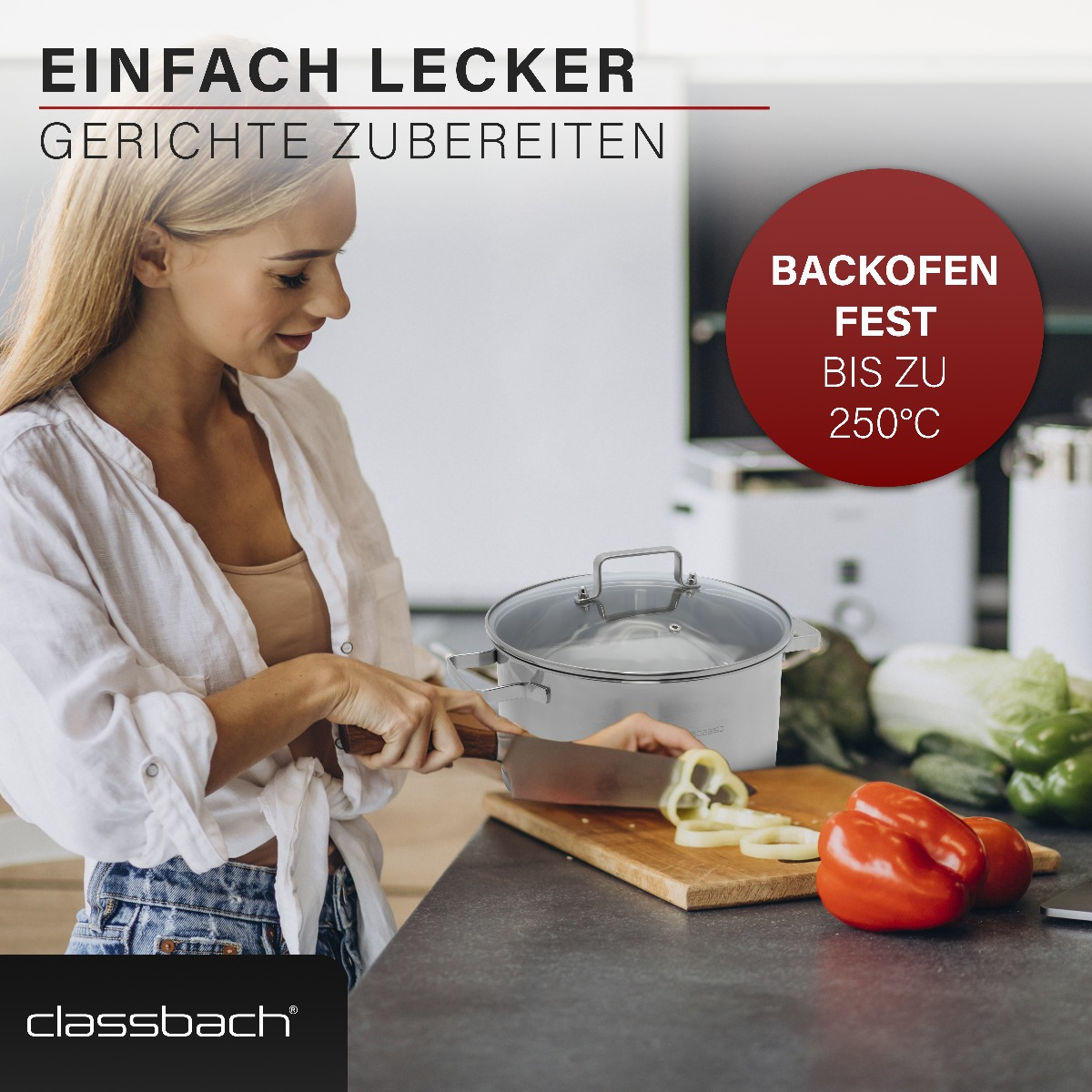 Kochtopf-Set 4017 C-KTS Edelstahl CLASSBACH