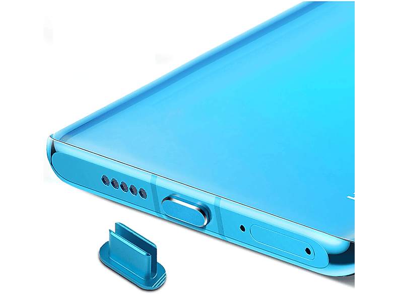 Tappo Antipolvere USB-C – Set 2 Pezzi Con Spazzolina E Anti-perdita, In ABS, Protegge Porte Da Polvere E Ossidazione, Per Telefoni E Tablet