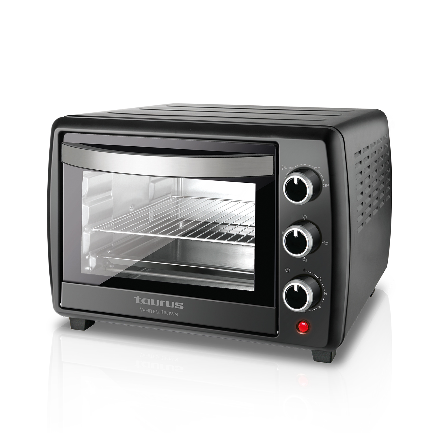 Horno Taurus 971.343 horizon 22 1500w negro tostadora 22l litros 1500 de 26 3