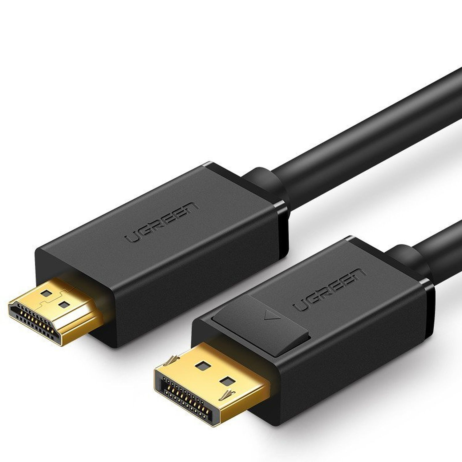 UGREEN 4K Displayport to Dönüştürücü 5 Metre 10204 HDMI Kablo Siyah