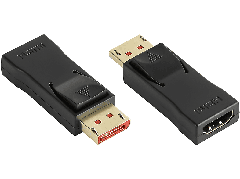 GOOD CONNECTIONS Displayport 1.4 Stecker an HDMI 2.0 Buchse, Displayport, 0,057 m