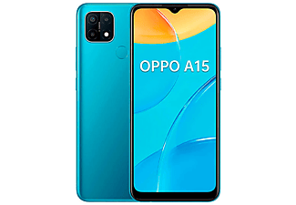 Móvil  - OPPO A15 16,6 cm (6.52") SIM doble ColorOS 7.2 4G 3 GB 32 GB 4230 mAh Azul OPPO, Azul, 32 GB, 3 GB, 6,52 ", HD+, Mediatek Helio P35 (12nm) 4100 mAhmAh
