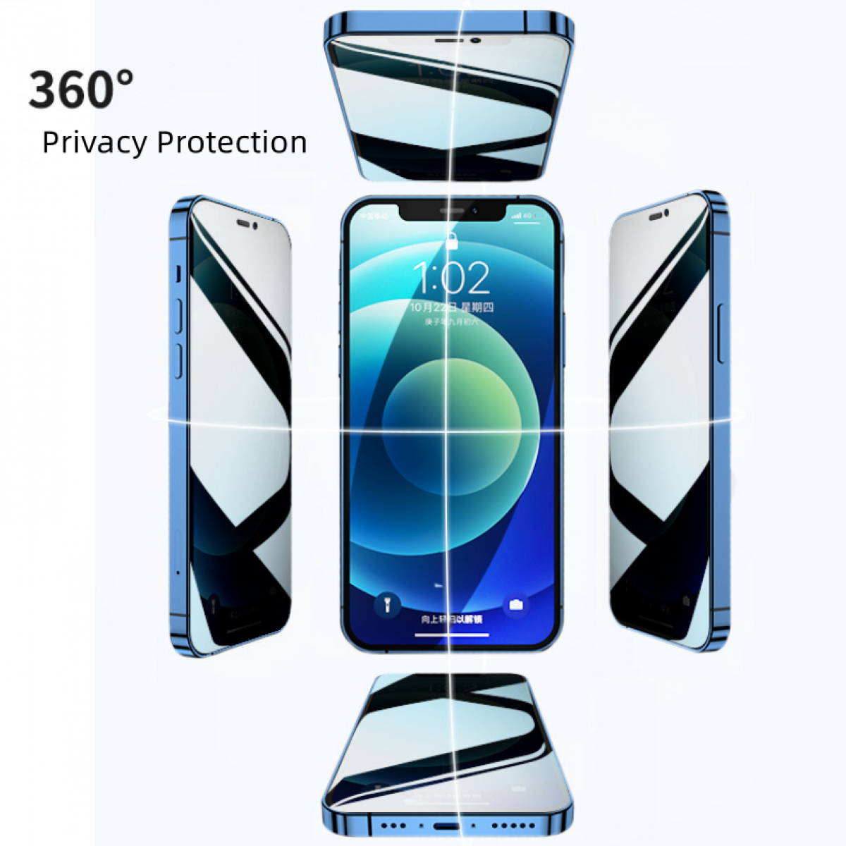 INF Bildschirmschutz für Privatsphäre Mini) 12 iPhone apple Displayschutz(für