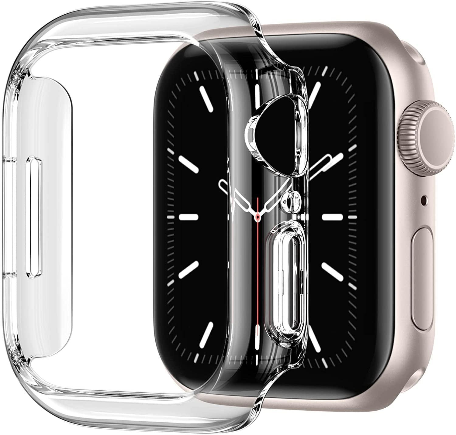 INF Apple Watch 7 / Apple Transparent 7 Hülle 8 Series Gehäuseschutz mm)) (45 Watch Displayschutz(für PC Case Apple mm) (45