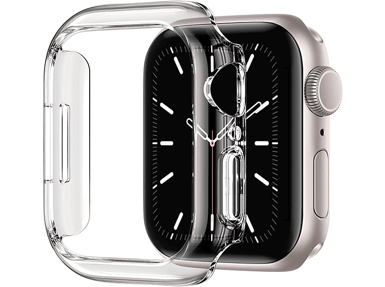 INF Apple Watch 7 / 8 Case Hülle Gehäuseschutz PC Transparent (45 mm) Displayschutz(für Apple Apple Watch Series 7 (45 mm))