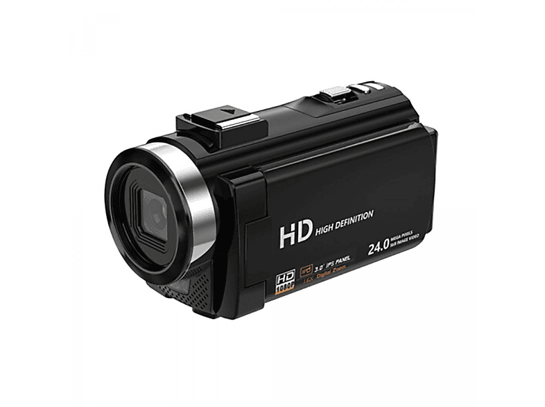 INF Camcorder 1080P / 24MP / 16-facher Zoom und drehbarer LCD-Bildschirm Digitalkamera opt. Zoom