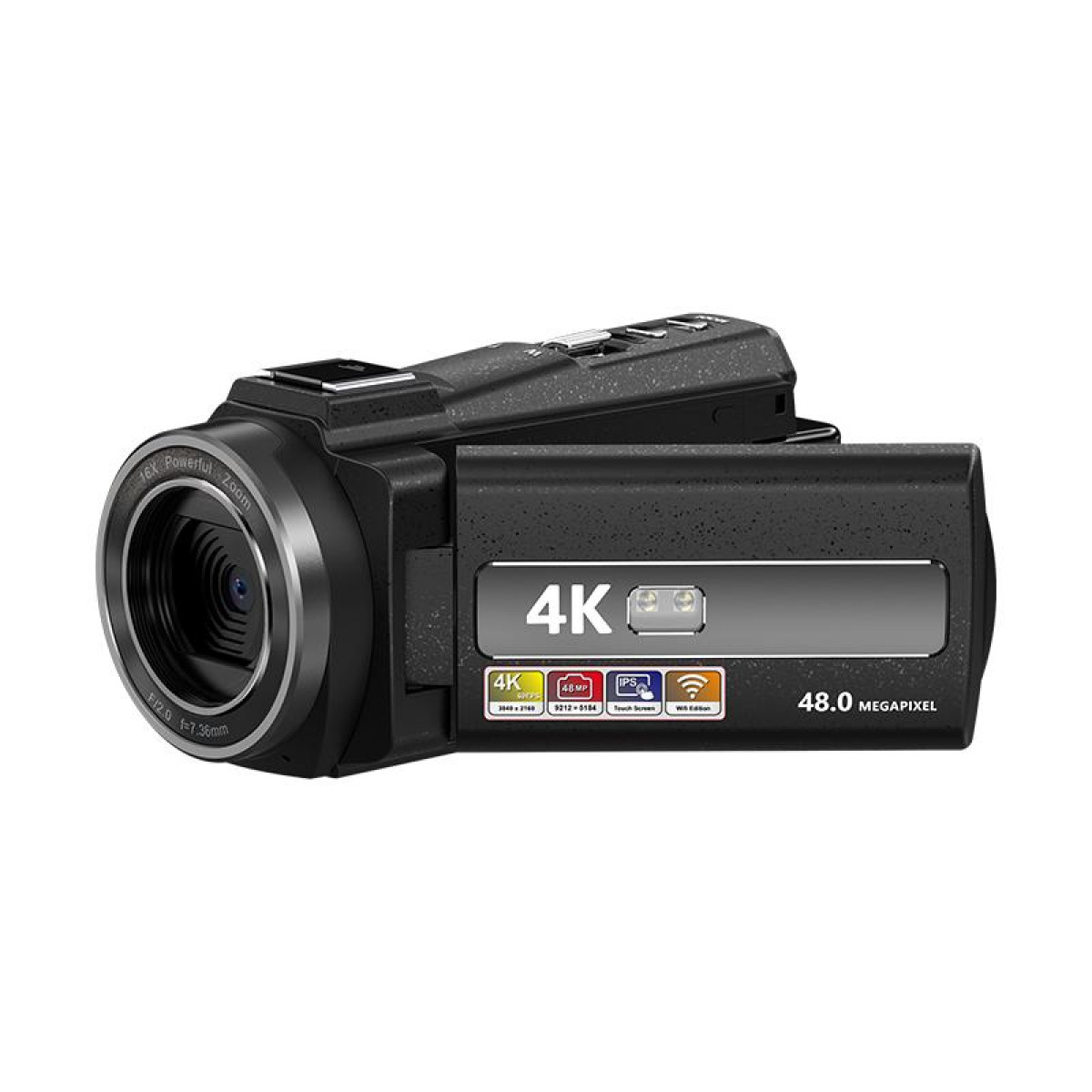INF Camcorder 4K / / / Fernbedienung Zoom opt. 16x Zoom / IR-Nachtsicht Camcorder 48MP