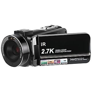 INF Videokamera 2.7K/36MP/16x Zoom/IR-Nachtsicht Camcorder opt. Zoom