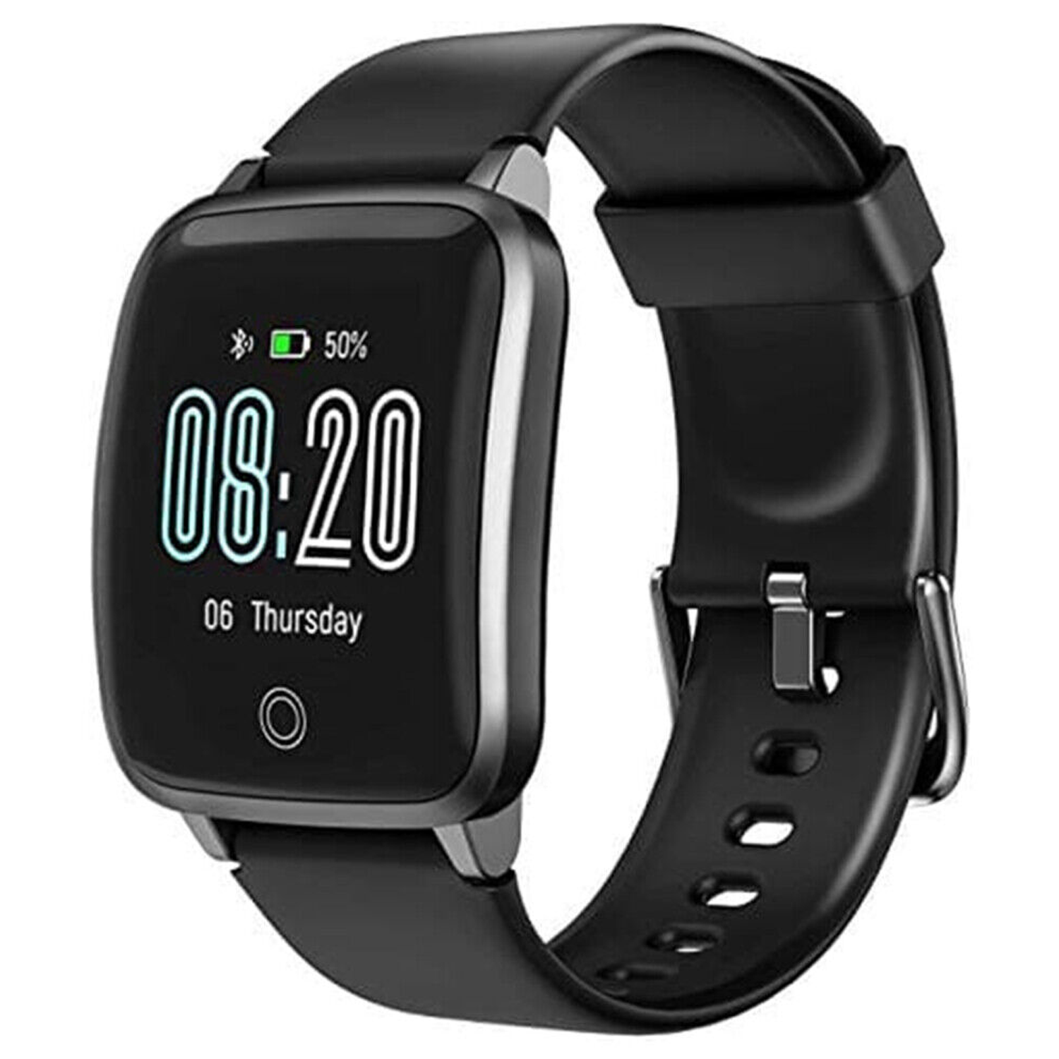 BRIGHTAKE FitnessPro ID205L Smartwatch Smartwatch – Ihr Silikon, Präzise für schwarz Leben! Fitnessverfolgung aktives