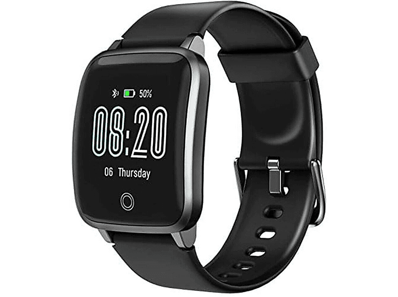 für schwarz FitnessPro Smartwatch Fitnessverfolgung aktives BRIGHTAKE Smartwatch Silikon, – Präzise Leben! ID205L Ihr