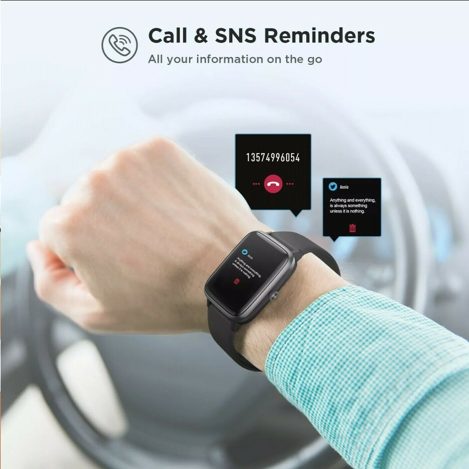 BRIGHTAKE FitnessPro ID205L aktives Fitnessverfolgung für Präzise rosa Smartwatch Silikon, Ihr Leben! – Smartwatch