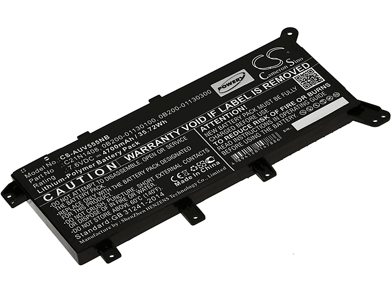 Akku Asus Volt, Akku, POWERY A555QG9600 7.6 für Li-Polymer 4700mAh