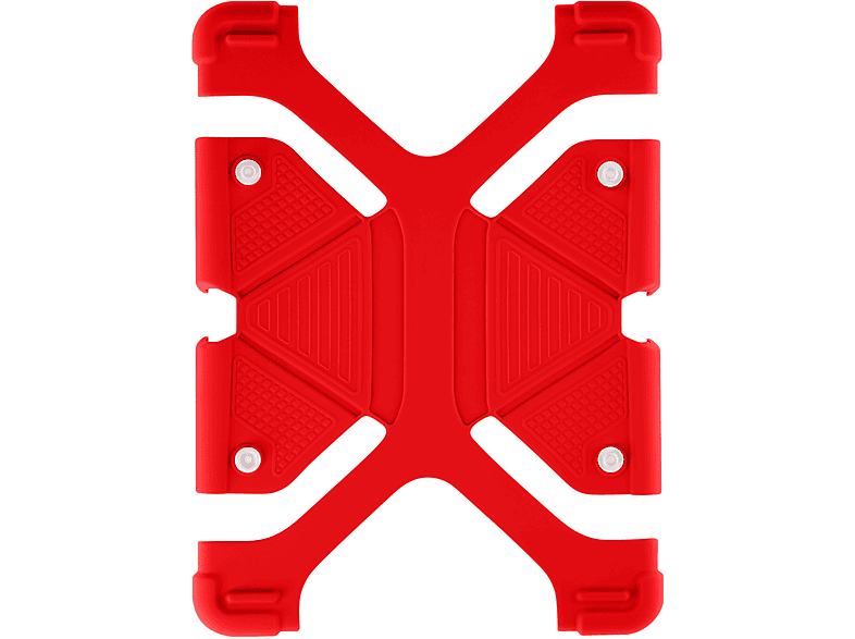 AVIZAR Falko Series Schutzhüllen Backcover für Universal Silikongel, Rot