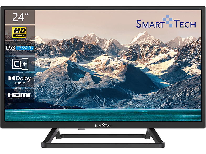 24HN10T3 60 LED 24 SMART TV 24 (Flat, Smart / HD-ready) Zoll Zoll TECH Non TV cm,