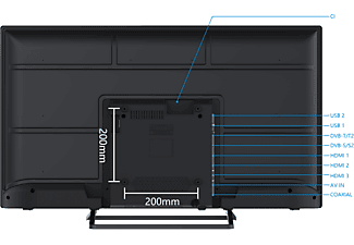 SMART TECH 40 Zoll Non Smart TV 40FN10T3 LED TV (Flat, 40 Zoll / 101 cm