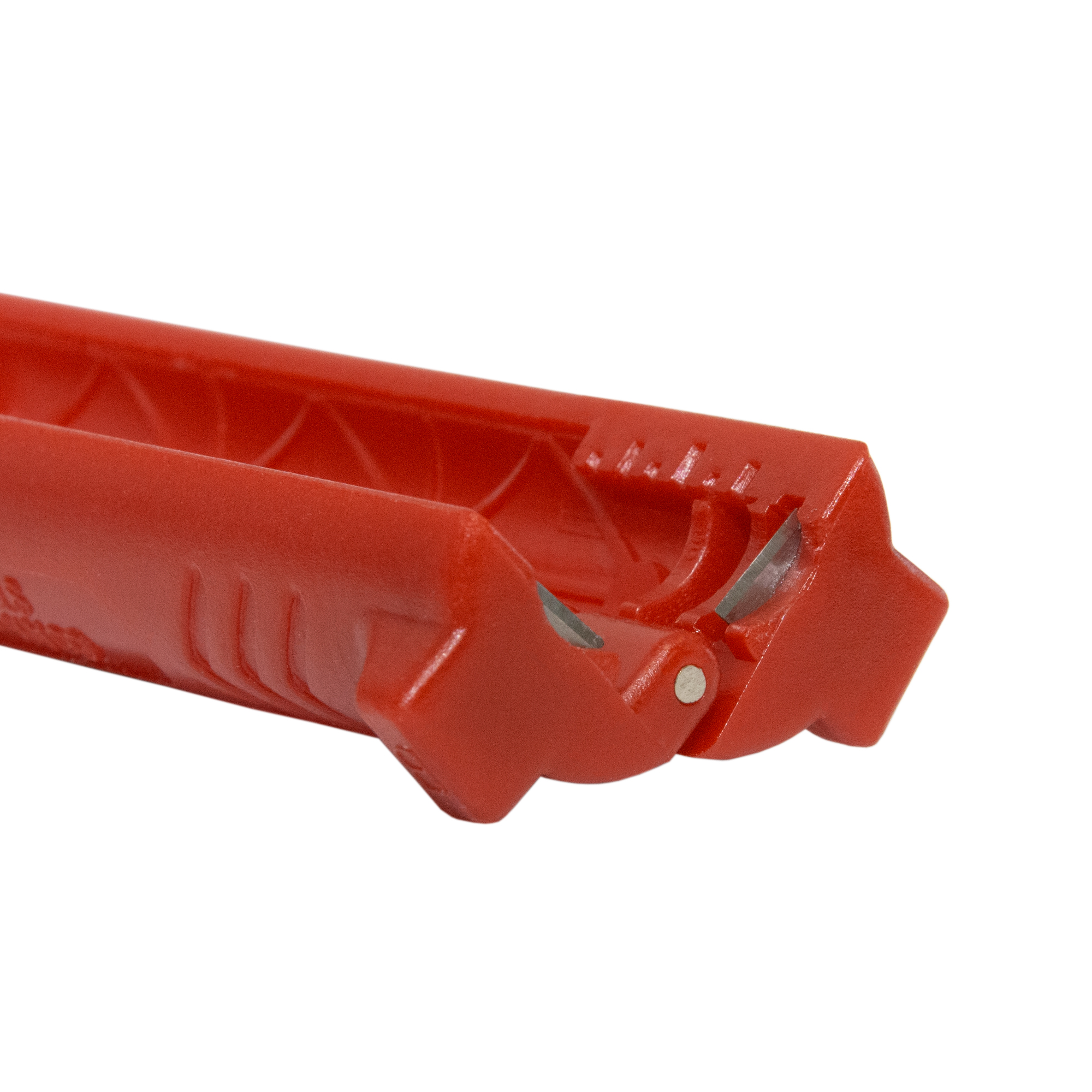PREMIUMX XCon CS-10 Universal Abisolierwerkzeug Koaxialkabel Abisolierwerkzeug, für Abisolierer Rot