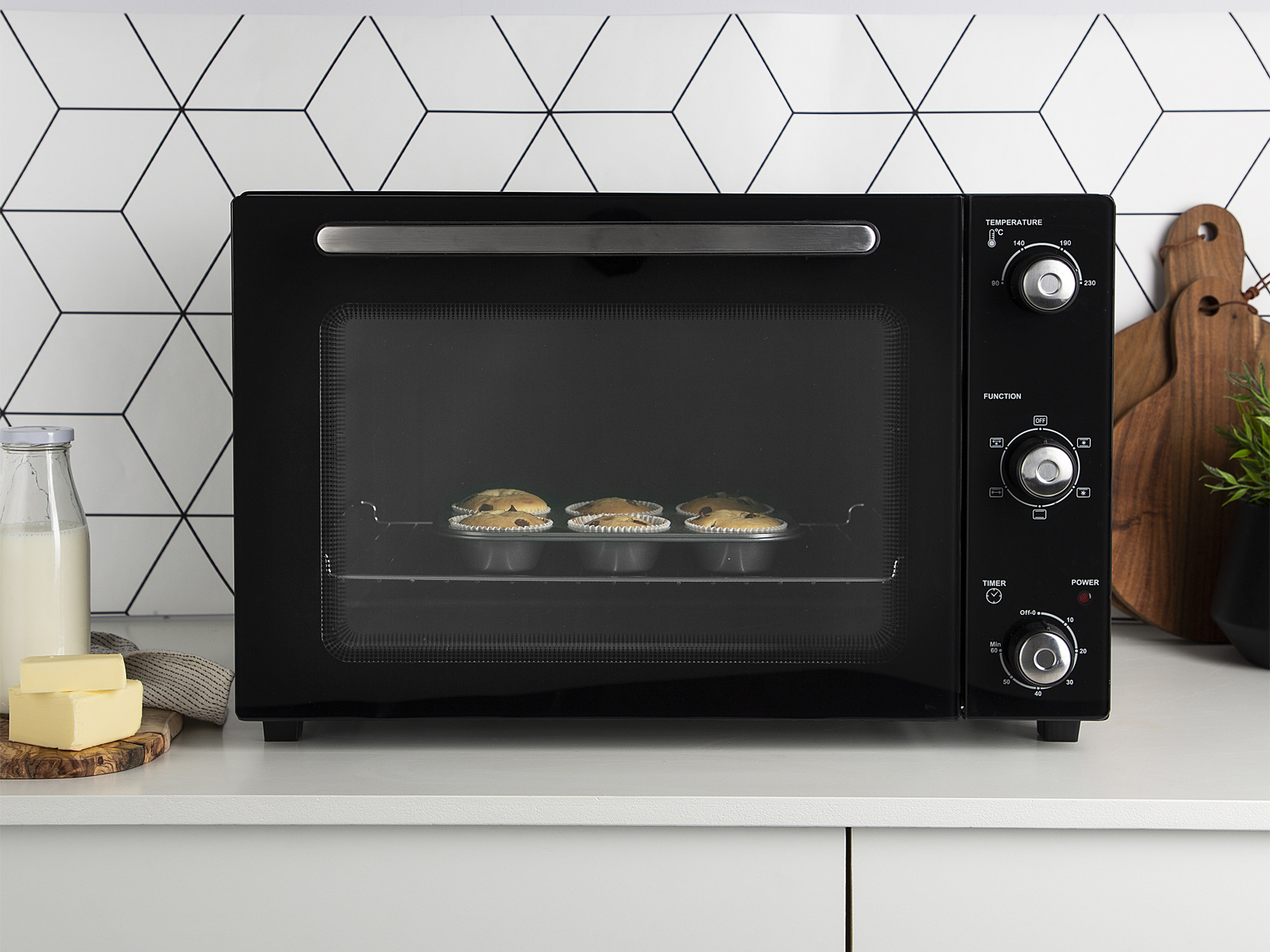 PRINCESS 112756 DELUXE BLACK Minibackofen