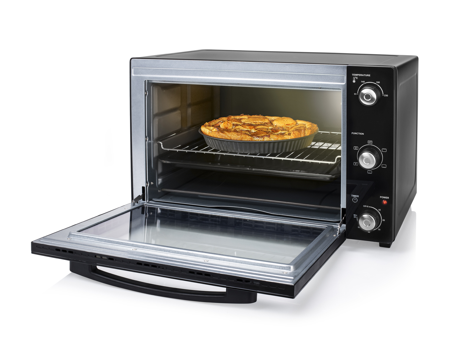 FORNETTO ELETTRICO PRINCESS 11275955 l, 55 l, Assorbimento max 2000 W, Girarrosto con motore