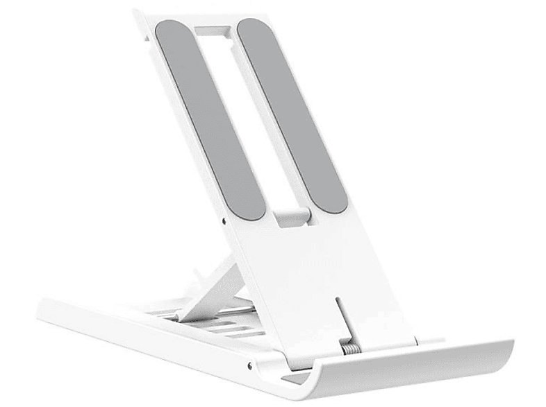 INF Verstellbarer Ständer für Handy / Tablet Ständer, weiß