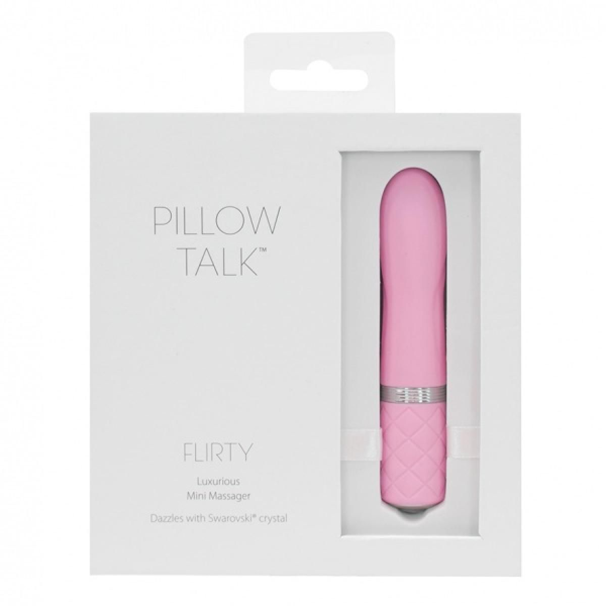 PILLOW Talk Pillow - mini-vibratoren Flirty Pink TALK Mini-Vibrator