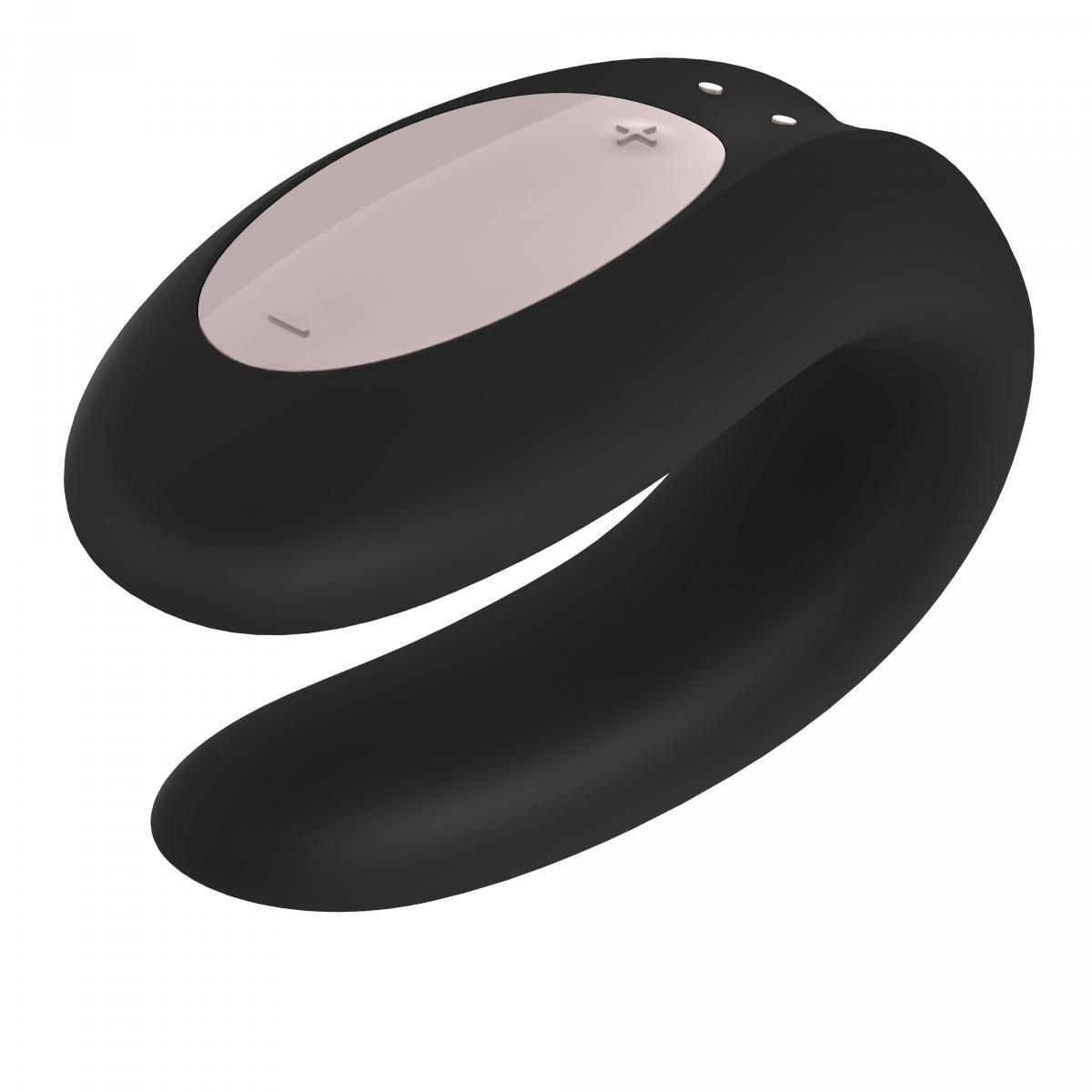 duo-vibrators - SATISFYER Vibrador de Parejas Alegría Doble de Satisfyer - Negro