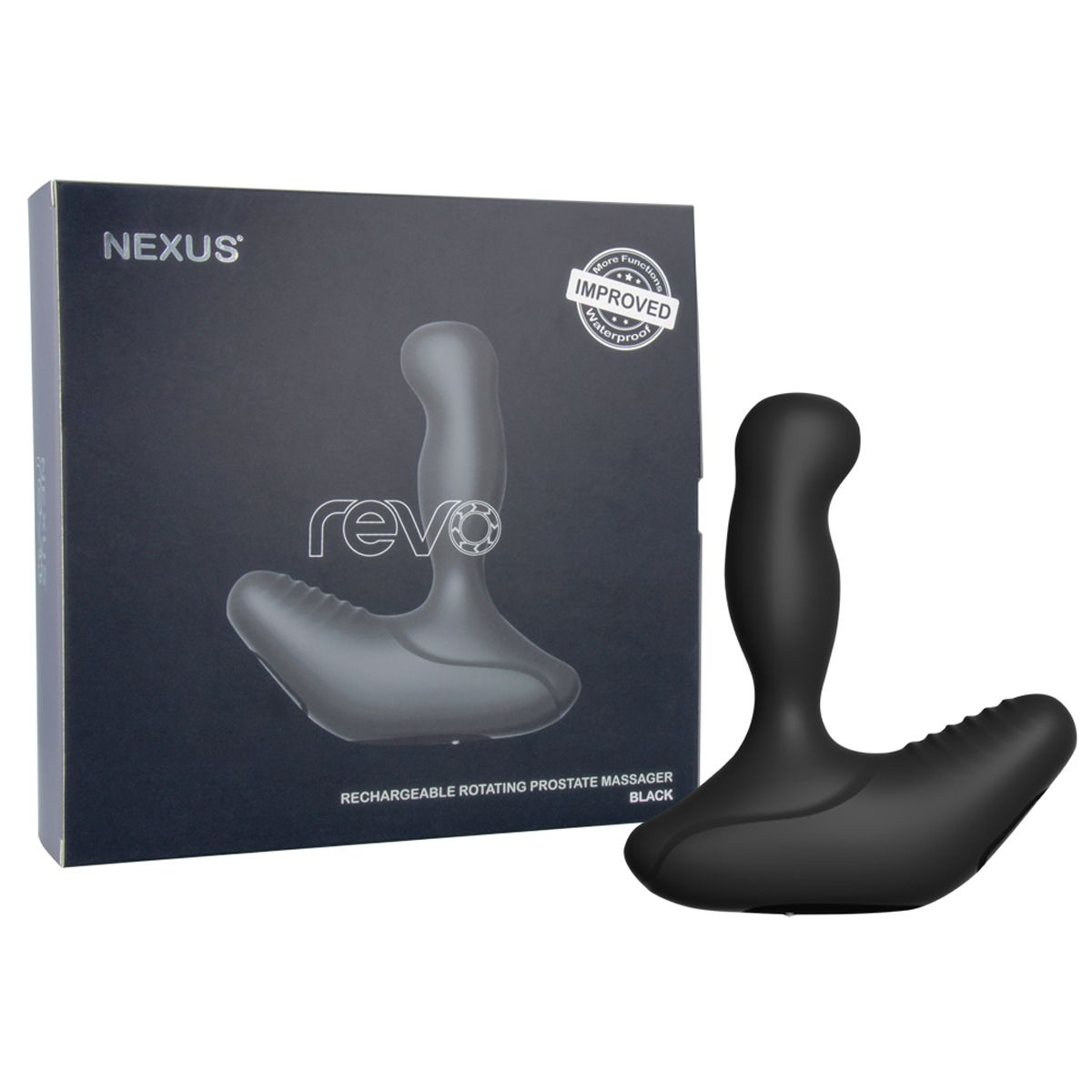 analvibratoren NEXUS Nexus Prostata Revo - Vibrator Rotating Schwarz
