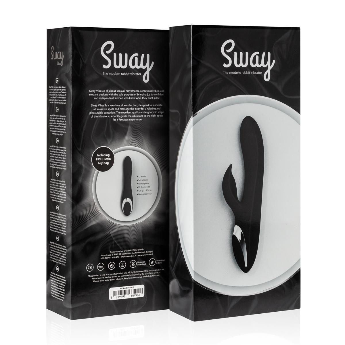 SWAY VIBES Sway Vibes Nr. - Schwarz 2 rabbit-vibratoren