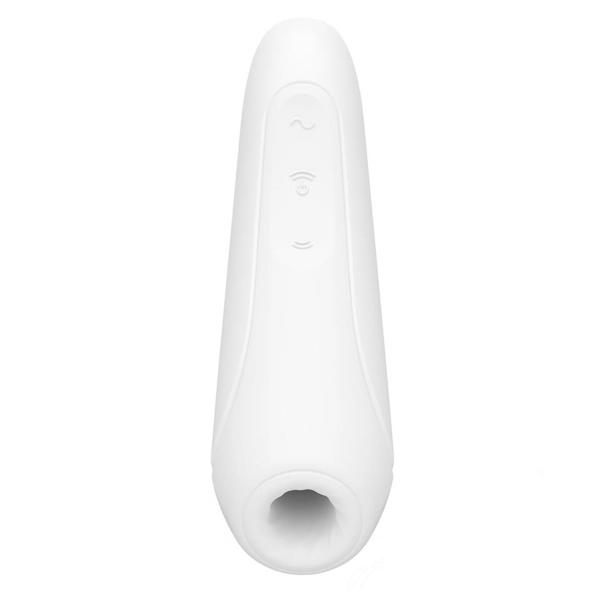 Satisfyer Weiß clitoris-vibrators - 1 Saugvibrator SATISFYER Curvy