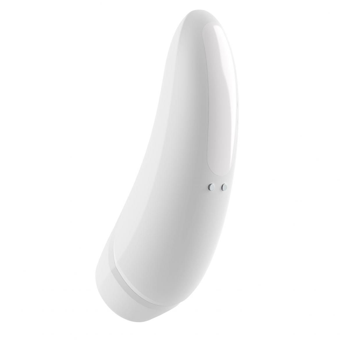 clitoris-vibrators - Saugvibrator Curvy Satisfyer Weiß 1 SATISFYER