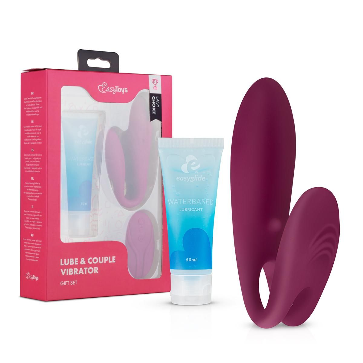 Paar-Spielzeug Choice EASY Set duo-vibrators und Easy Gleitgel CHOICE