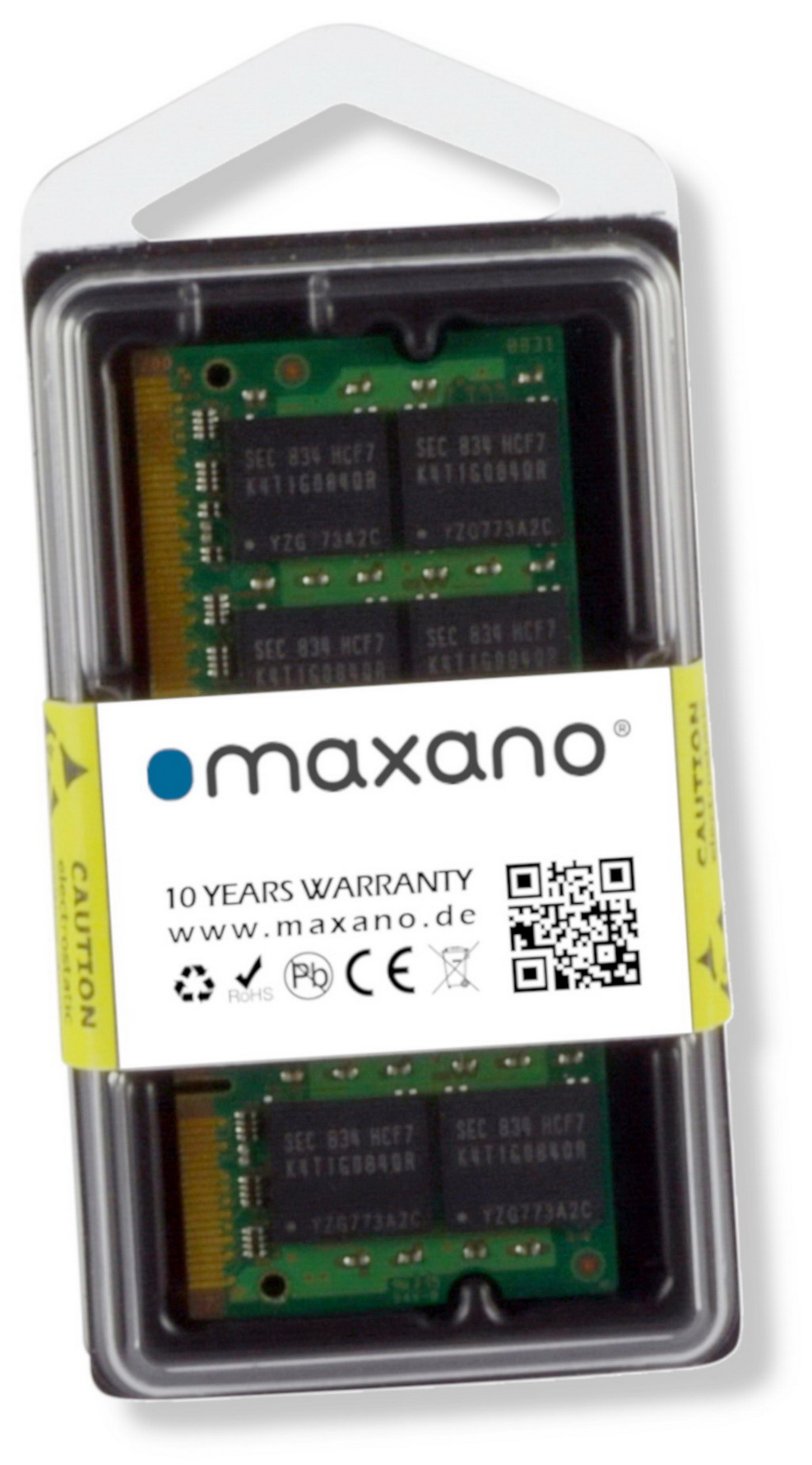 MAXANO 8GB RAM für QNAP SDRAM GB Arbeitsspeicher SO-DIMM) (PC4-19200 TS-451D2 8