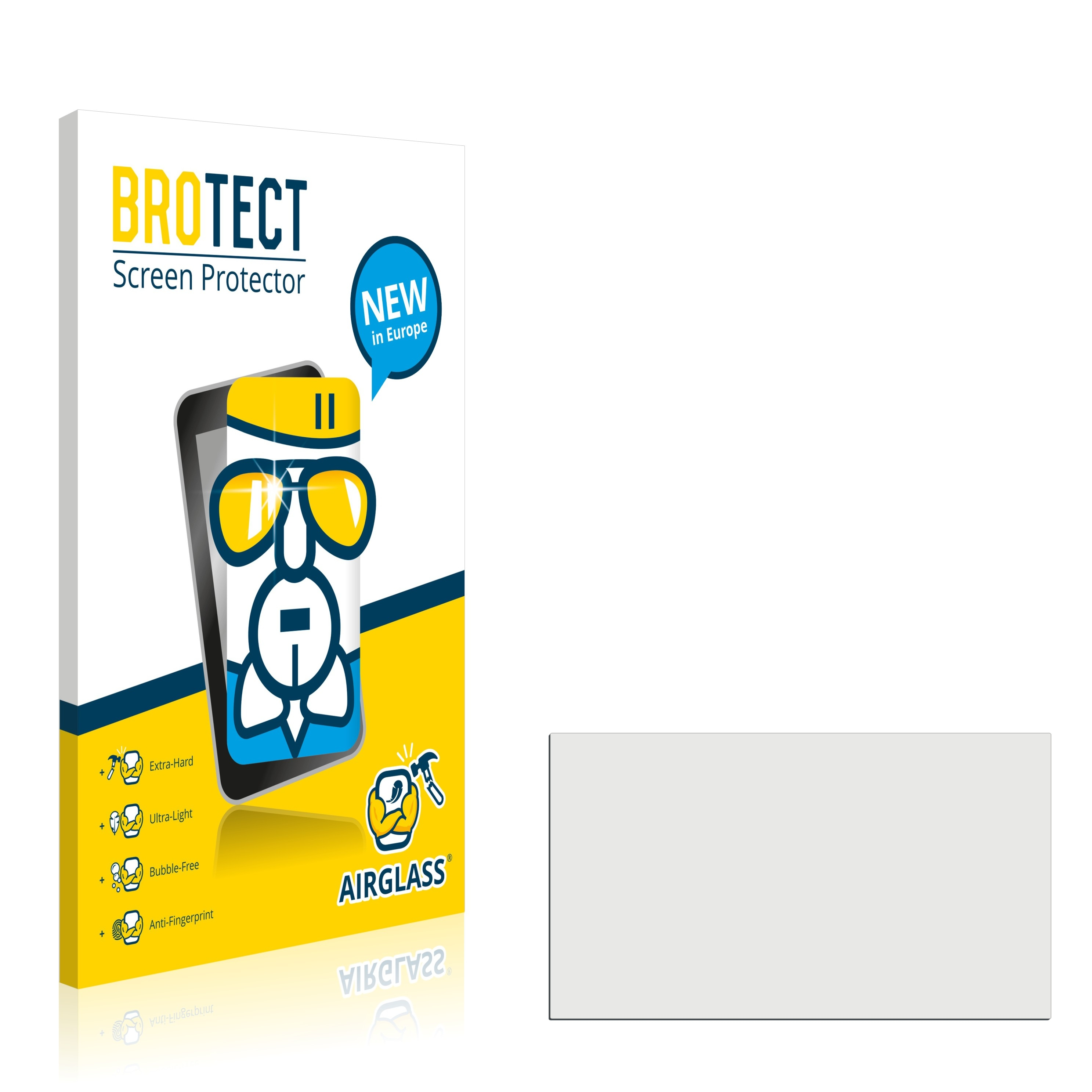 BROTECT Airglass klare Schutzfolie(für 400 Siemens KTP HMI Simatic Basic)