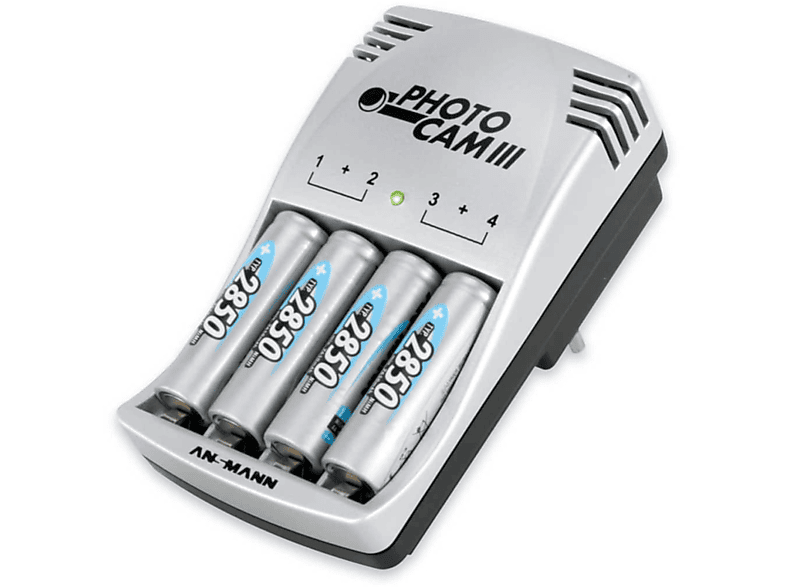 ANSMANN 413415 Batterieladegerät Universal, Silver