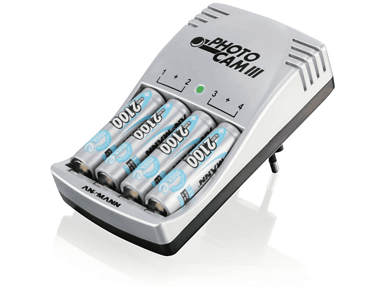 ANSMANN 413416 Batterieladegerät Universal, Silver