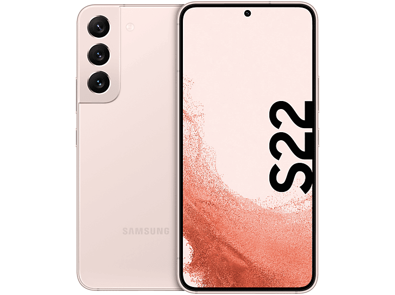 SAMSUNG REFURBISHED (*) S901B Galaxy S22 5G 128 GB pink gold Dual SIM | Smartphones