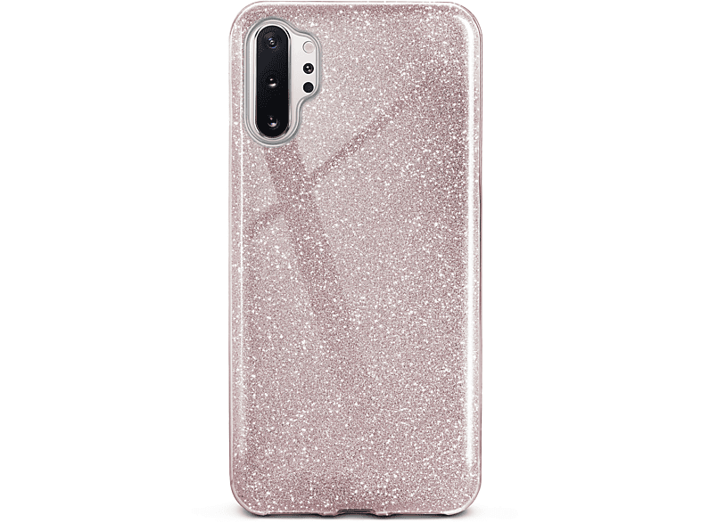 Rabattaktion ONEFLOW Glitter Case, Backcover, Gloss (4G/5G), Note10 Samsung, Plus Rosé 
