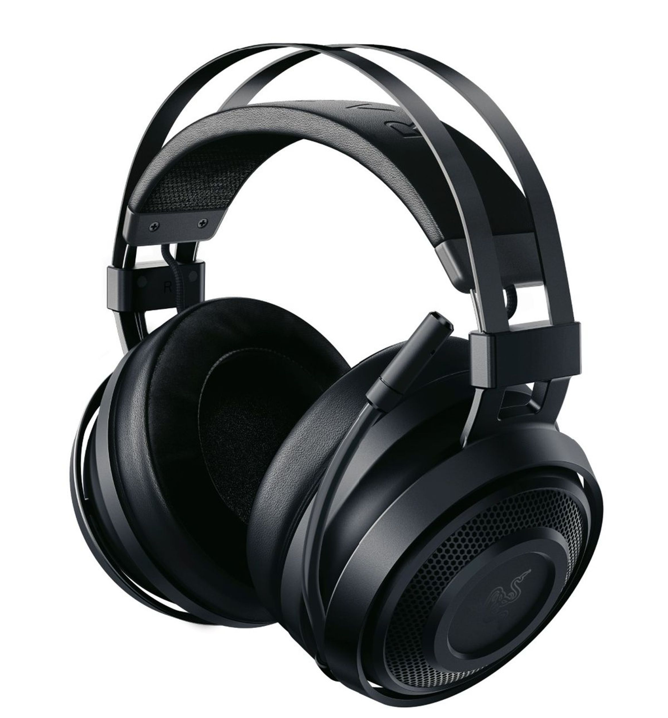 Auriculares De Diadema gaming razer nari essential para juegos almohadillas con gel thx spatial audio iluminación rgb chroma ps4 y switch negro micrófono reacondicionado autonomía 16 h bluetooth ear multiplataforma noise cancelling wireless pcps4ps5 binaural rz0402690100r3m1