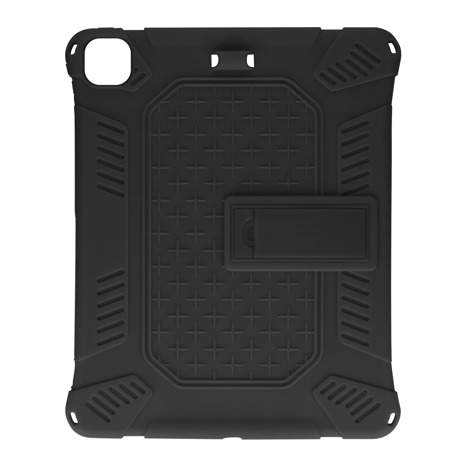 Silikongel, AVIZAR für Series Polycarbonat Apple Xshape Backcover Schutzhüllen und Schwarz